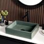 Native Trails NativeStone 19-1/2" Rectangular Concrete Farmhouse, Undermount, or Vessel Bathroom Sink Forest