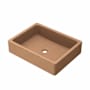 Native Trails NativeStone 19-1/2" Rectangular Concrete Farmhouse, Undermount, or Vessel Bathroom Sink Terracotta