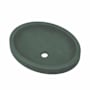 Native Trails NativeStone 19" Oval Concrete Drop In or Undermount Bathroom Sink Forest