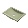 Native Trails NativeStone 20-3/4" Rectangular Concrete Undermount Bathroom Sink Sage