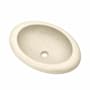 Native Trails NativeStone 21" Oval Concrete Drop In Bathroom Sink Sand