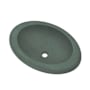 Native Trails NativeStone 21" Oval Concrete Drop In Bathroom Sink Forest