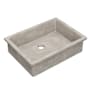 Native Trails NativeStone 21" Rectangular Concrete Undermount Bathroom Sink Ash