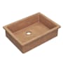 Native Trails NativeStone 21" Rectangular Concrete Undermount Bathroom Sink Terracotta
