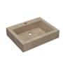 Native Trails NativeStone 24" Rectangular Concrete Wall Mounted Bathroom Sink with Single Faucet Hole Sand