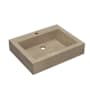 Native Trails NativeStone 24" Rectangular Concrete Wall Mounted Bathroom Sink with Single Faucet Hole Earth