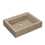 Native Trails NativeStone 24" Rectangular Concrete Wall Mounted Bathroom Sink Earth