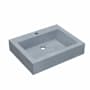 Native Trails NativeStone 24" Rectangular Concrete Wall Mounted Bathroom Sink with Single Faucet Hole Ocean