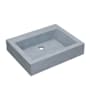 Native Trails NativeStone 24" Rectangular Concrete Wall Mounted Bathroom Sink Ocean