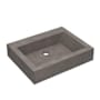 Native Trails NativeStone 24" Rectangular Concrete Wall Mounted Bathroom Sink Slate