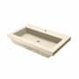 Native Trails NativeStone 30" Rectangular Concrete Drop In Bathroom Sink with Single Faucet Hole Sand