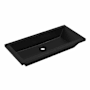 Native Trails NativeStone 31" Rectangular Concrete Undermount Bathroom Sink Charcoal