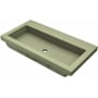 Native Trails NativeStone 36" Rectangular Concrete Drop In Bathroom Sink Sage
