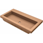 Native Trails NativeStone 36" Rectangular Concrete Drop In Bathroom Sink Terracotta