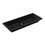 Native Trails NativeStone 37" Rectangular Concrete Undermount Bathroom Sink Charcoal