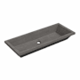 Native Trails NativeStone 37" Rectangular Concrete Undermount Bathroom Sink Slate