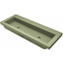 Native Trails NativeStone 48" Rectangular Concrete Drop In Bathroom Sink Sage