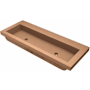 Native Trails NativeStone 48" Rectangular Concrete Drop In Bathroom Sink Terracotta