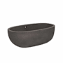 Native Trails NativeStone 66" Free Standing Concrete Soaking Tub with Center Drain and Overflow Slate