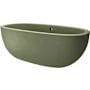 Native Trails NativeStone Avalon 72" Free Standing Stone Composite Soaking Tub with Center Drain and Overflow Sage