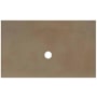 Native Trails NativeStone 36" Concrete Vanity Top - Vessel Cutout Earth