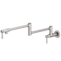 Newport Brass Stripling 4.5 GPM Wall Mounted Single Hole Pot Filler Stainless Steel (PVD)