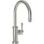 Newport Brass Chesterfield 1.8 GPM Single Hole Bar Faucet with Single Lever Handle Polished Nickel (PVD)