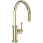 Newport Brass Chesterfield 1.8 GPM Single Hole Bar Faucet with Single Lever Handle French Gold (PVD)
