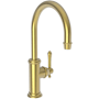 Newport Brass Chesterfield 1.8 GPM Single Hole Bar Faucet with Single Lever Handle Satin Gold (PVD)