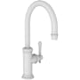 Newport Brass Chesterfield 1.8 GPM Single Hole Bar Faucet with Single Lever Handle Matte White