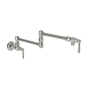 Newport Brass Chesterfield 4.5 GPM Wall Mounted Single Hole Pot Filler Polished Nickel (PVD)