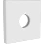 Newport Brass Tub & Shower Series Brass Shower Arm Flange Matte White