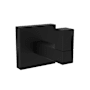 Newport Brass Skylar Robe Hook With Secure Mounting Assembly Flat Black