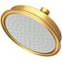 Newport Brass Tub and Shower 1.8 GPM Single Function Rain Shower Head Satin Gold (PVD)