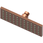 Newport Brass Tub and Shower 1.8 GPM Single Function Rain Shower Head Antique Copper
