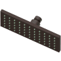 Newport Brass Tub and Shower 1.8 GPM Single Function Rain Shower Head Oil Rubbed Bronze