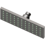 Newport Brass Tub and Shower 1.8 GPM Single Function Rain Shower Head Stainless Steel (PVD)