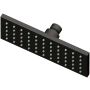 Newport Brass Tub and Shower 1.8 GPM Single Function Rain Shower Head Flat Black