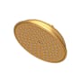 Newport Brass Tub and Shower 1.8 GPM Single Function Rain Shower Head with Installation Hardware Included Satin Gold (PVD)