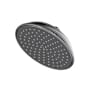 Newport Brass Tub and Shower 1.8 GPM Single Function Rain Shower Head with Installation Hardware Included Midnight Chrome