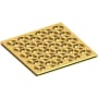 Newport Brass Decorative Drains 4" Square Shower Drain Grid Satin Brass (PVD)