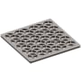Newport Brass Decorative Drains 4" Square Shower Drain Grid Polished Nickel