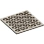 Newport Brass Decorative Drains 4" Square Shower Drain Grid Antique Nickel