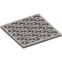 Newport Brass Decorative Drains 4" Square Shower Drain Grid Stainless Steel (PVD)