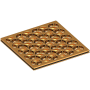 Newport Brass Decorative Drains 4" Square Shower Drain Grid Polished Gold (PVD)