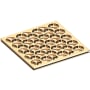 Newport Brass Decorative Drains 4" Square Shower Drain Grid French Gold (PVD)