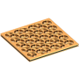 Newport Brass Decorative Drains 4" Square Shower Drain Grid Satin Gold (PVD)