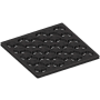 Newport Brass Decorative Drains 4" Square Shower Drain Grid Flat Black