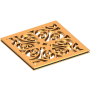 Newport Brass Decorative Drains 4" Square Shower Drain Grid Satin Gold (PVD)