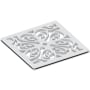Newport Brass Decorative Drains 4" Square Shower Drain Grid Matte White